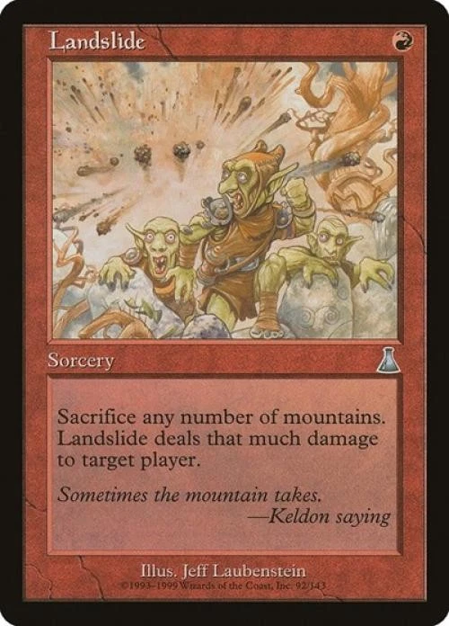 Landslide - Light Play MTG Urza's Destiny - Image 1 of 1