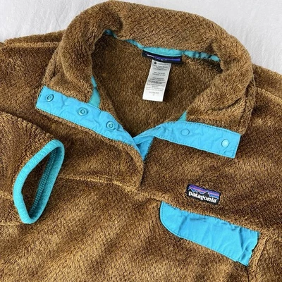 Pullover PATAGONIA PolarTech Re-Tool Snap-T para mujer marrón medio térmico para exteriores Foto 1 de 4