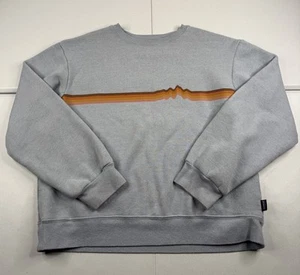 Patagonia Uprisal Crewneck Sweatshirt Ridge Rise Light Blue Fleece Boxy Fit L - Picture 1 of 6