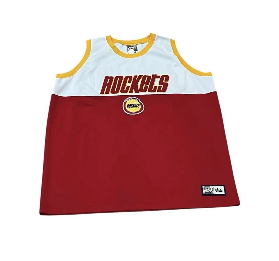 Vintage Majestic Hardwood Classics Houston Rockets NBA Jersey - Image 1 of 4
