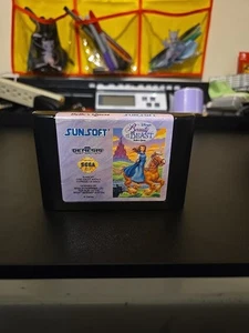 Disney's Beauty and the Beast: Belle's Quest (Sega Genesis, 1993) Tested- Cart - Bild 1 von 2