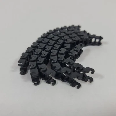 LEGO Technic Black Link Chain Motocycle eLAB Roller Coaster Part 3711 Lot 52 Pcs - Image 1 of 4