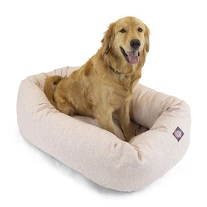 Majestic Pet Letto per Cani Bagel Lavabile 24 Pollici con Supporto per Colonna Vertebrale - Accogliente Morbido Ro... - Foto 1 di 5