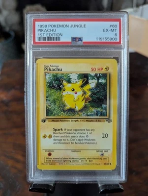 1999 Pokemon Jungle Pikachu 60/64 - PSA6 - 1st Edition - Image 1 of 2