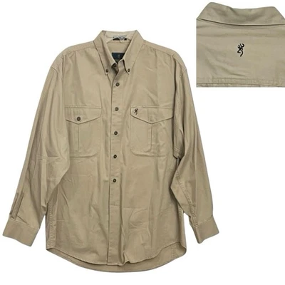 Camisa Browning Super Naturals 73765 Manga Larga Caza Exterior Botones Resistente L Foto 1 de 4