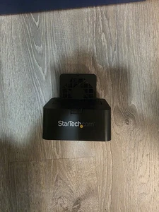 StarTech USB 3.0/eSATA to SATA III HDD Dock,Fan,UASP SDOCKU33EF No Power Adapter - Picture 1 of 3