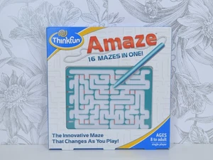 Think Fun 16 Mazes in 1 Logic Puzzles & Brain Teasers Set New - Picture 1 of 6