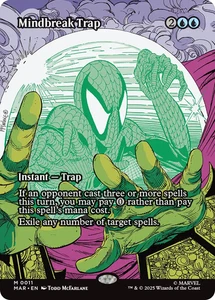 Mindbreak Trap 0011 ~ **Borderless** Mythic MTG Marvel Spider-man - Picture 1 of 1