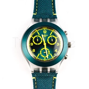 Swatch Irony Diaphane Chrono 2013 - SVCK4070 - Coleslaw - Nuovo - Imagen 1 de 2