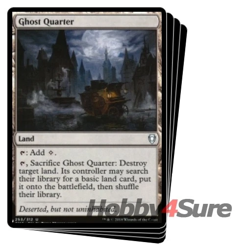 Ghost Quarter (commander Anthology Volume Ii) X4 MTG Mystery Booster/the List - Image 1 of 1