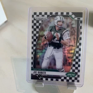 2024 NFL- Black & White Checkerboard Prizm #228 Joe Namath QB Jets - Picture 1 of 6
