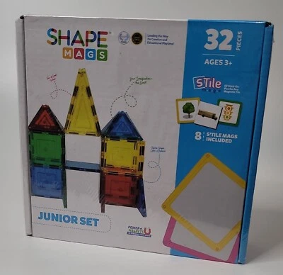 Shape Mags (SMT104JS) The Junior Set Magnetic Stick N Stack Game Ages 3 And Up - Image 1 of 4