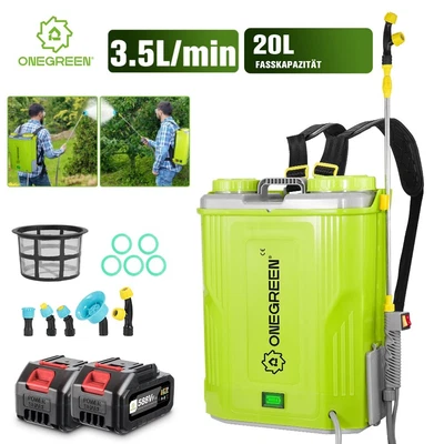 ONEGREEN 20L für Makita 18V Akku Sprühgerät Pflanzensprüher Gartenspritze Drucksprühgerät