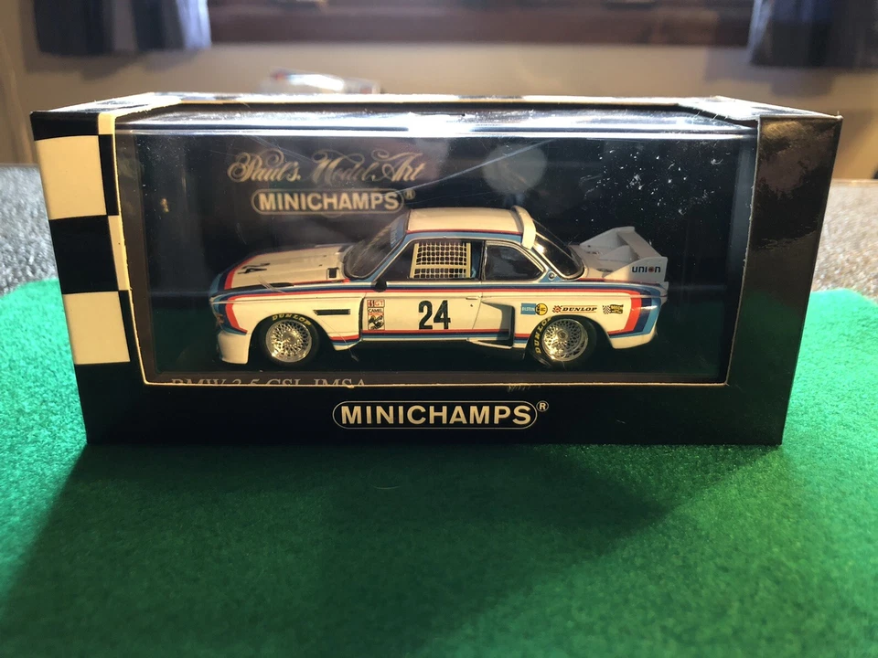 1/43 MINICHAMPS BMW 3.5 CSL IMSA RIVERSIDE GANADOR DEL SEXTO LUGAR #24 Posey/Redman Foto 1 de 4