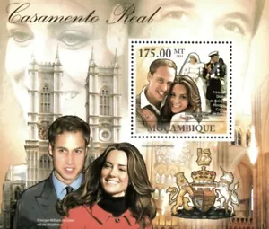 Mozambique 2011 - Boda Real, Príncipe Guillermo, Kate Middleton - S/S - Estampillada sin montar o nunca montada - Imagen 1 de 1