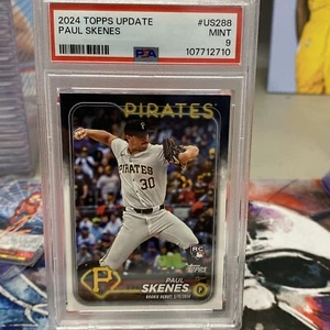 Aggiornamento Topps 2024 #US288 Paul Skenes Pittsburgh Pirates RC PSA 9 - Foto 1 di 4