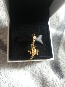 Pandora Disney Charm Aladdin Wunderlampe Charm vergoldet silber 925 - Bild 1 von 7