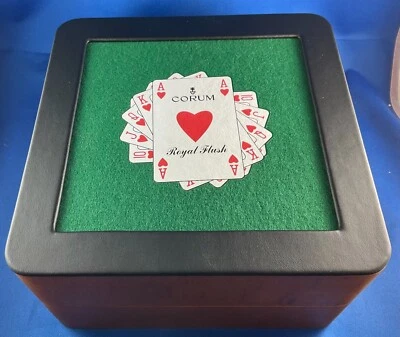 CORUM ROYAL FLUSH BOX VINTAGE  WATCH - Immagine 1 di 4