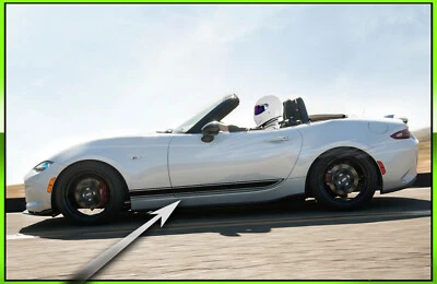 Side Door Rocker Racing Stripes Kit 2 Fits - Mazda Miata MX-5 ALL YEARS - Imagem 1 de 2