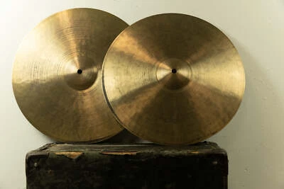 Leon 15" Modern Vintage Constantinople Hi Hat Cymbals 850g 930g - Image 1 of 4