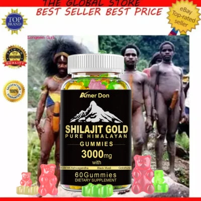 AMER DON Shilajit puro 100% himalayano, resina morbida, biologico, estremamente potente, acido fulvico