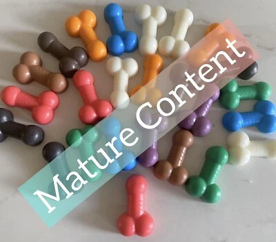 HAYBERWOOD BEYOND NATURAL LLC Bag of 3 Mini Penis Soap handmade, Bachelorette Party Favors, Funny Dick Soaps