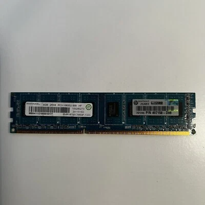 Ramaxel 4GB 2RX8 PC3-10600U DDR3 Desktop Memory Ram RMR1870EC58E9F-1333 - Image 1 of 2