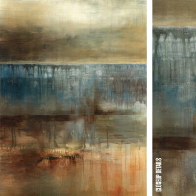 30W"x40H" AMBERGRIS de HEATHER ROSS - LIENZO PINTURA GOTEO TONOS TIERRA Foto 1 de 4