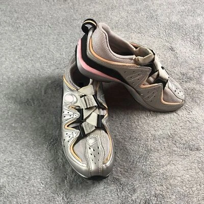 Nike Mujer Ciclismo Tenis Zapatos Ajustables Gancho Lazo Talla 7 Atlético Foto 1 de 4