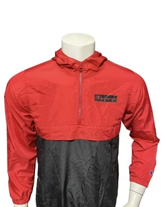 Champion Pullover Youth Jacket Hooded Size Large Boys Windbreaker Spell Out Logo - Picture 1 of 15