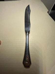 Webster gehämmertes Sterlingsilber Steak Schnitzmesser Kamee Schild Klinge W67 - Bild 1 von 13