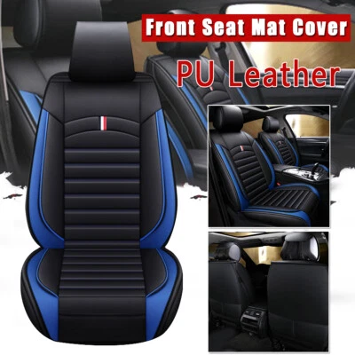 Cojín delantero de cuero PU universal de lujo 1X/2X Foto 1 de 4