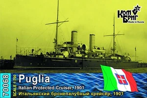 Kit de resina Combrig 1/700 crucero protegido italiano Puglia 1901 - Imagen 1 de 8