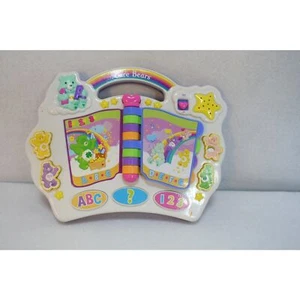 2004 Care Bears Read with Me elektronisch sprechendes Alphabet Zahlen Geschichte Buch Spielzeug - Bild 1 von 2