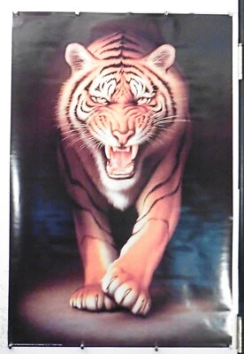 Stalking Tiger vintage poster 24.25" X 36.25" NOS (b629) - Image 1 of 3