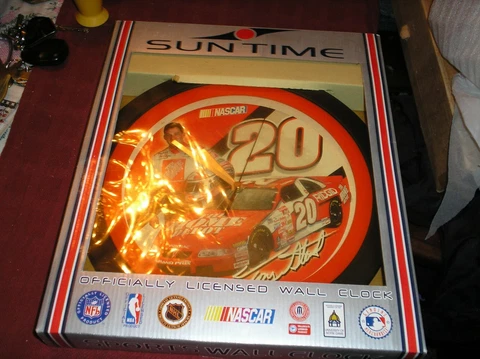 Vintage Nascar Tony Stewart Home Depot Wall Clock Cover