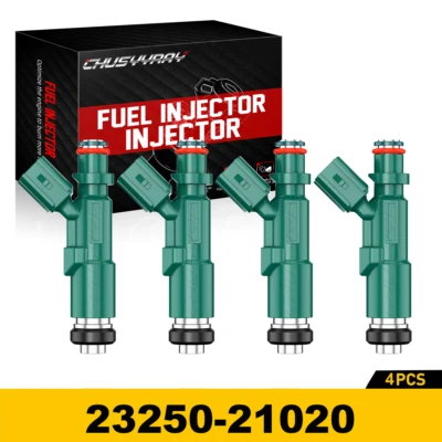4 peças injetores de combustível 23250-21020 para 2001-09 Toyota Prius Echo Scion XA XB 1.5 L4 - Imagem 1 de 4