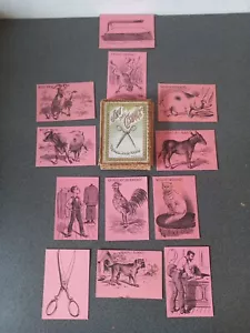 Juego De Tijeras Juego De Cartas Hacia 1900 M.D Editor París - Bild 1 von 12