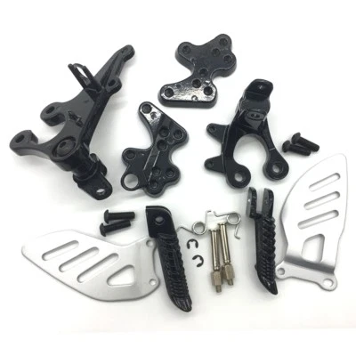 Soporte de estriberas delanteras negras para Suzuki GSXR600/750 2011-2018 GSXR1000 2009-18 Foto 1 de 4