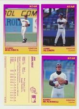 Full set of 27 cards 1989 Star Kinston Indians