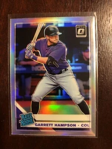 Optic #38 Garrett Hampson Silver Holo Prizm 2019 refractor clasificación Rookie radiocontrol - Imagen 1 de 2