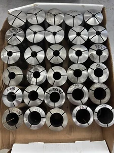 30 TOTAL 16C COLLETS HARDINGE, LYNDEX, UNKNOWN BRAND FROM 3/16" TO 1" - 5/8" - Picture 1 of 6
