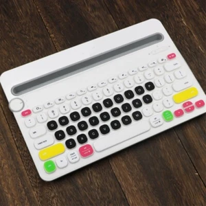 Keyboard skin for Logitech BLUETOOTH MULTI-DEVICE KEYBOARD K480 - Afbeelding 1 van 20