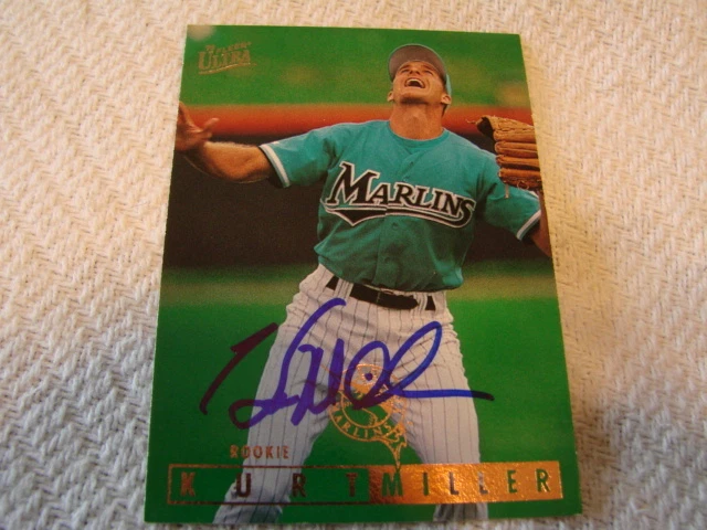 1995 Ultra # 381 Kurt Miller Autograph / Signed Card Florida Marlins - Image 1 of 1