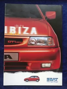 Seat Ibiza Amaro CLX GLX GTi 16V Prospekt 5.1996 - Bild 1 von 8