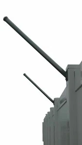 Extensión de tubería OD Extend-A-Post 1-3/8" 2' de largo - montaje plano - paquete de 45 grados - 6 - Imagen 1 de 3