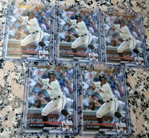 HELIOT RAMOS 2017 Bowman #1 Draft Pick 1st TRUE Rookie Card RC LOT 2024 All Star - Picture 1 of 5
