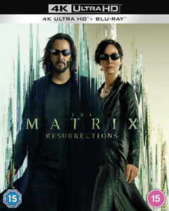 The Matrix Resurrections (4K UHD Blu-ray) Carrie-Anne Moss Jada Pinkett