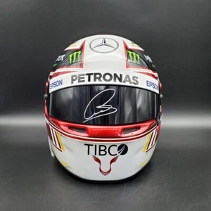 Lewis Hamilton Signed Helmet Visor 2018 White Autographed Promo 1:1 AS-02573 - Picture 1 of 12