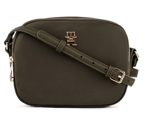 Tommy Hilfiger Women's Nos Poppy Crossover Bag - Army Green - Picture 1 of 3